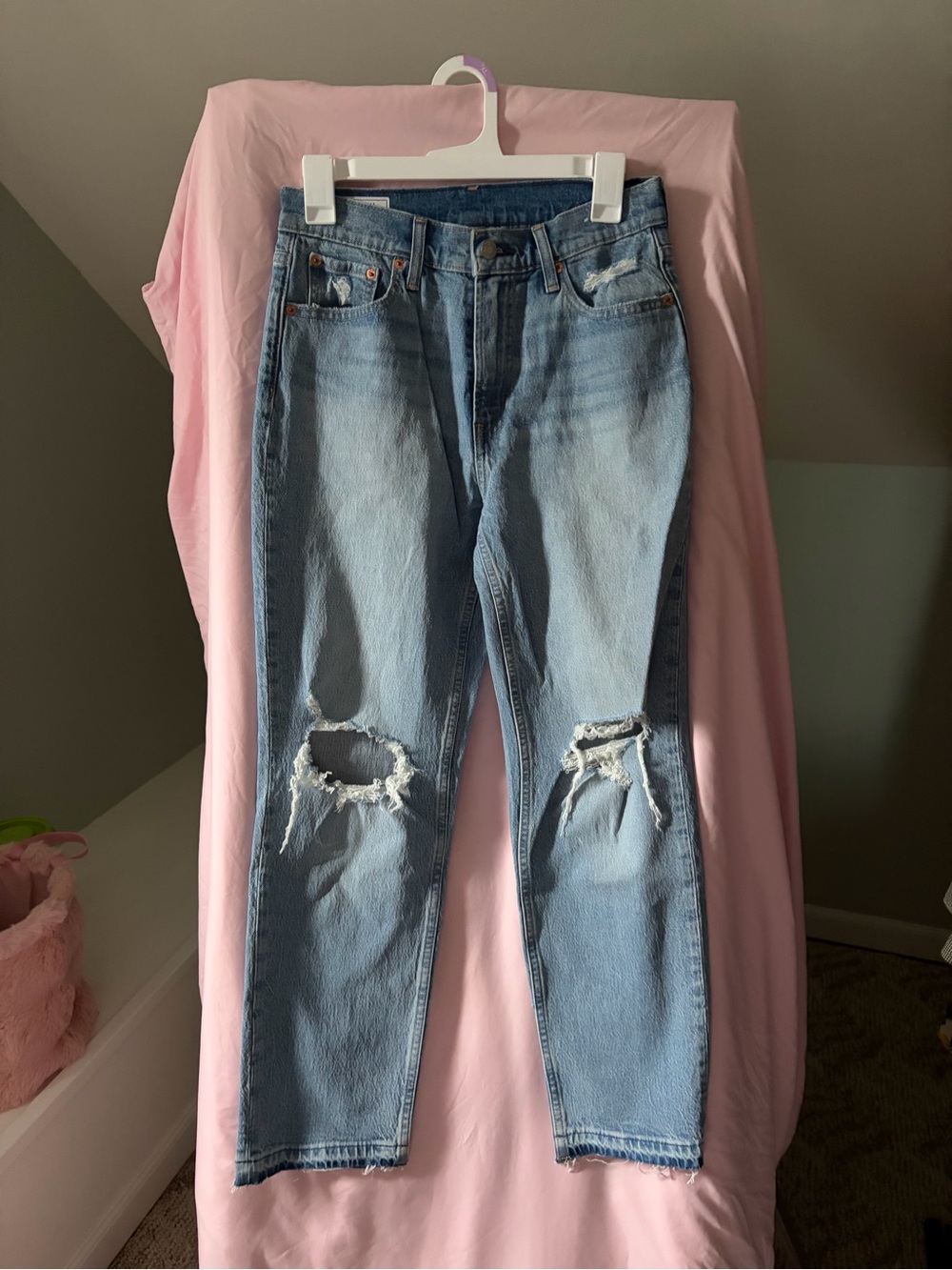 GAP Light Blue Distressed Women's Jeans size 27